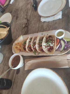 Tacos al pastor (portobello/champiñón) at LA GAVIOTA in Zihuatanejo