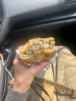 Nashville hot tofu sandwich   at Williamson Street Co-op in Madison