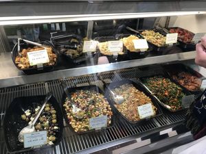 deli case at Foods of the Mediterranean in Reading