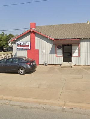 Store front at Absolute Wellness in Wichita Falls