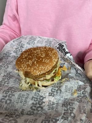 Tastes a lot better than it looks!  at Odd Burger in Hamilton