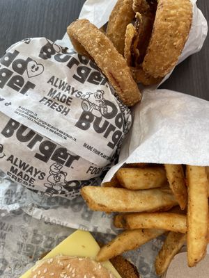 Amazing sides   at Odd Burger in Hamilton