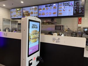 Self order and Menu  at Odd Burger in Hamilton