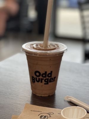 Vegan Chocolate Mylk shake   at Odd Burger in Hamilton