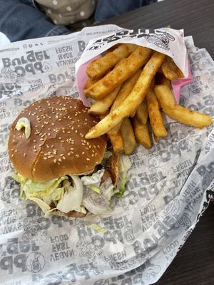 The Vegan Pulled Jack(fruit)  at Odd Burger in Hamilton