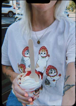 Strawberry shortcake sundae   at Odd Burger in Hamilton