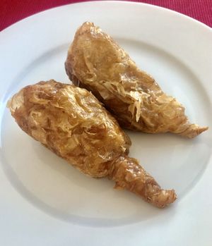 Chicken drumsticks   at Vegan Green Kitchen in Manchester