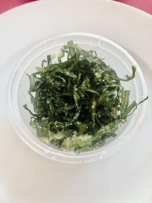 Seaweed   at Vegan Green Kitchen in Manchester