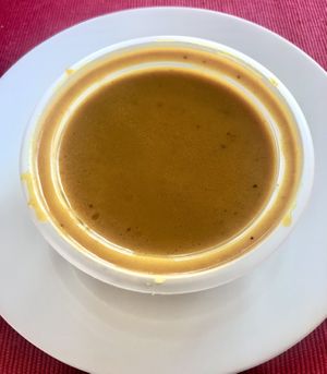 Curry sauce  at Vegan Green Kitchen in Manchester