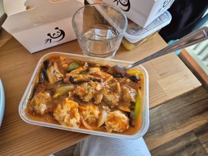 Special mix Szechuan at Vegan Green Kitchen in Manchester