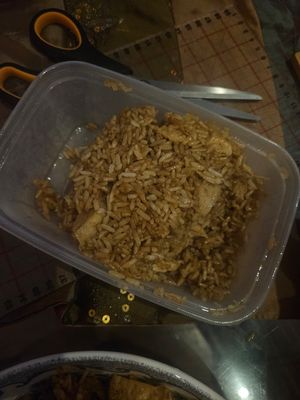 Chicken fried rice at Vegan Green Kitchen in Manchester