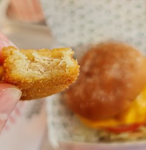 Inside of the nugget at Neat - Victoria in South West London