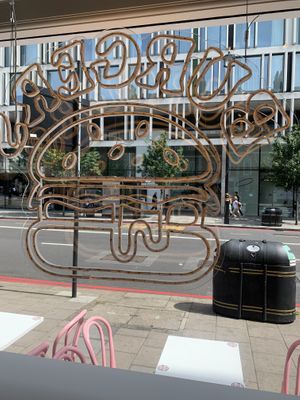 Steps from Victoria Station, some sidewalk seating  at Neat - Victoria in South West London