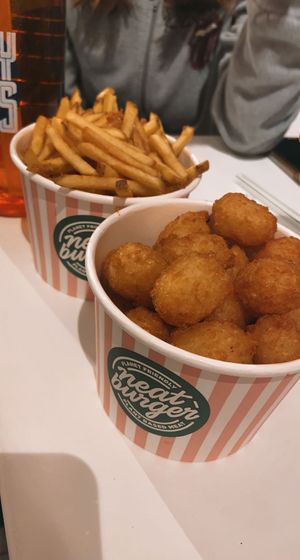 our sides- fries and tots  at Neat - Victoria in South West London