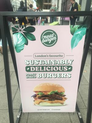 Signage   at Neat - Victoria in South West London