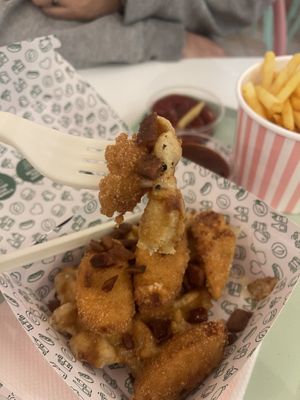 Chicken and waffles   at Neat - Victoria in South West London