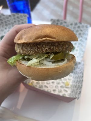 Crispy Chick’n Burger  at Neat - Victoria in South West London