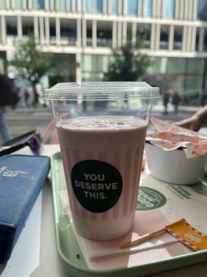 Strawberries and cream  at Neat - Victoria in South West London