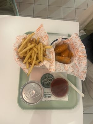 Buffalo nugs + combo (drink and fries) + sauce  at Neat - Victoria in South West London