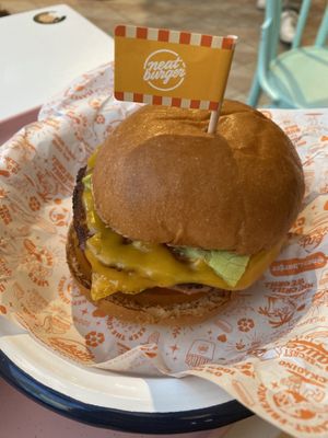 the Neat burger   at Neat - Victoria in South West London