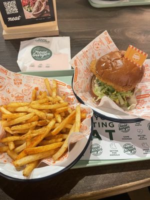 Chick’n burger   at Neat - Victoria in South West London