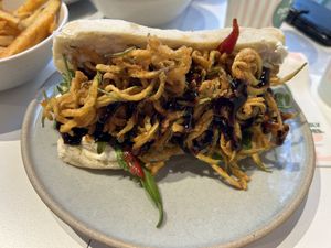 Italian pepper & Stracciatella  at Neat - Victoria in South West London