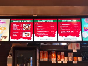 Preislisten at Dunkin' - U-Bhf. Friedrichstr in Berlin