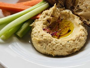 Hummus at Proof Artisanal Pizza & Pasta in Tucson