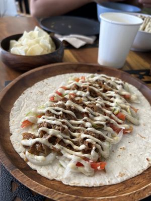 Shawarma  at Luces Living in Balanga