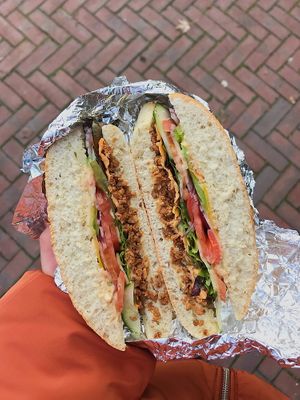 broodje vegan taco gehakt at Lunsj Bie Mckaela's in Sittard