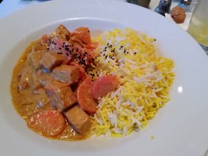 Peanut curry at Spandau Projekt in Hannover