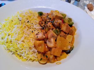 Butter tofu curry at Spandau Projekt in Hannover