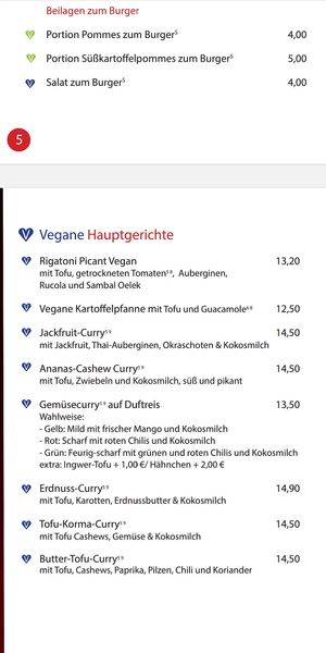 Menu 3 at Spandau Projekt in Hannover