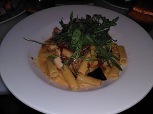 Rigatoni Picant Vegan (delicious!) at Spandau Projekt in Hannover
