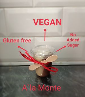 Dessert A'la Monte at De Bono Coffee Shop in Valletta