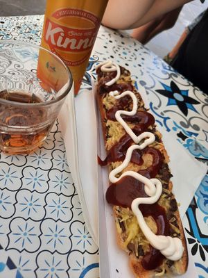 Vegan zapiekanka at De Bono Coffee Shop in Valletta