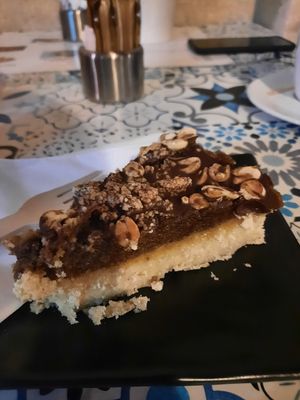 Snickers cake at De Bono Coffee Shop in Valletta