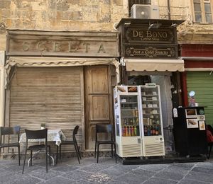   at De Bono Coffee Shop in Valletta