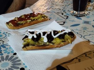 Polish pizza at De Bono Coffee Shop in Valletta