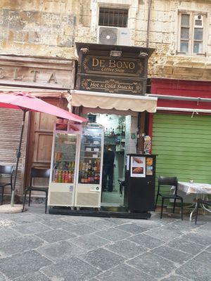  at De Bono Coffee Shop in Valletta