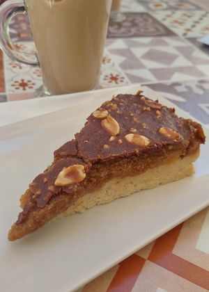 Snickers Cake at De Bono Coffee Shop in Valletta