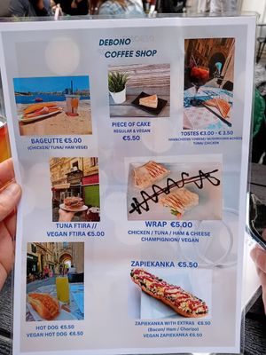  at De Bono Coffee Shop in Valletta