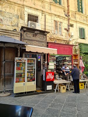  at De Bono Coffee Shop in Valletta