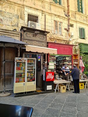  at De Bono Coffee Shop in Valletta