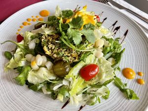 Quinoa salad at Suma in Grevenmacher