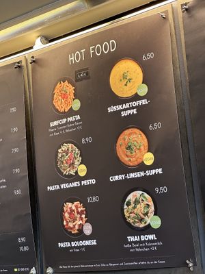 Menu.  at Campus Suite - Kaisersuite in Hamburg