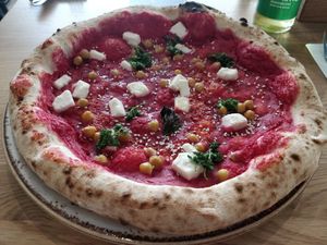 Pizza of the month: Hummus Deluxe (April 2023) at Napoli72H in Aachen
