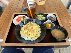 Lunch with tempura don at Suzuki Nomnom Kitchen in Munich
