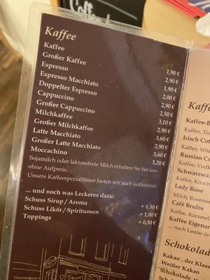 Soymilk without extra charge at Eigenart in Neuss