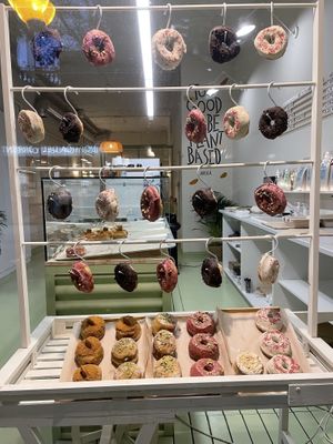Donuts at Areca Bakery in Barcelona